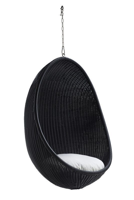 Sika-Design - ICONS Hanging Egg Exterior - Svart   Unoliving