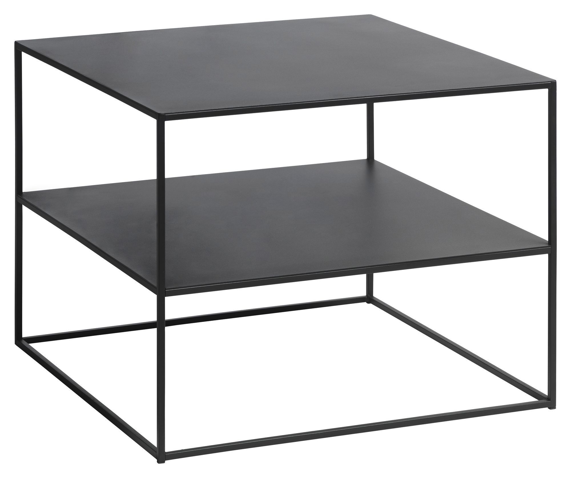 Unique Furnitures Pebble Sofabord, 65x65, Sort metall   Unoliving