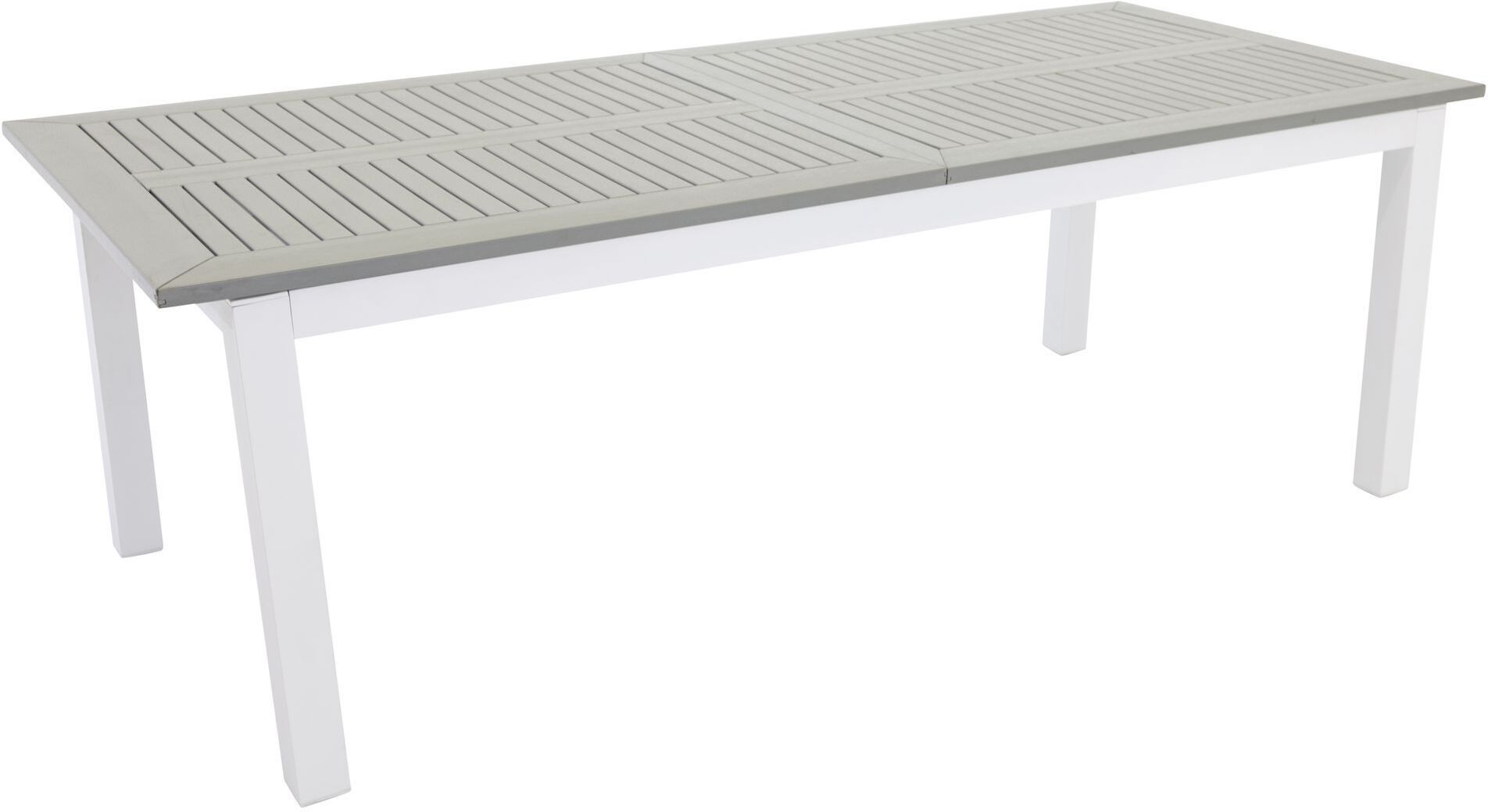 Venture Design Albany Hagebord 224/324x100, Hvit/Grå Aintwood   Unoliving