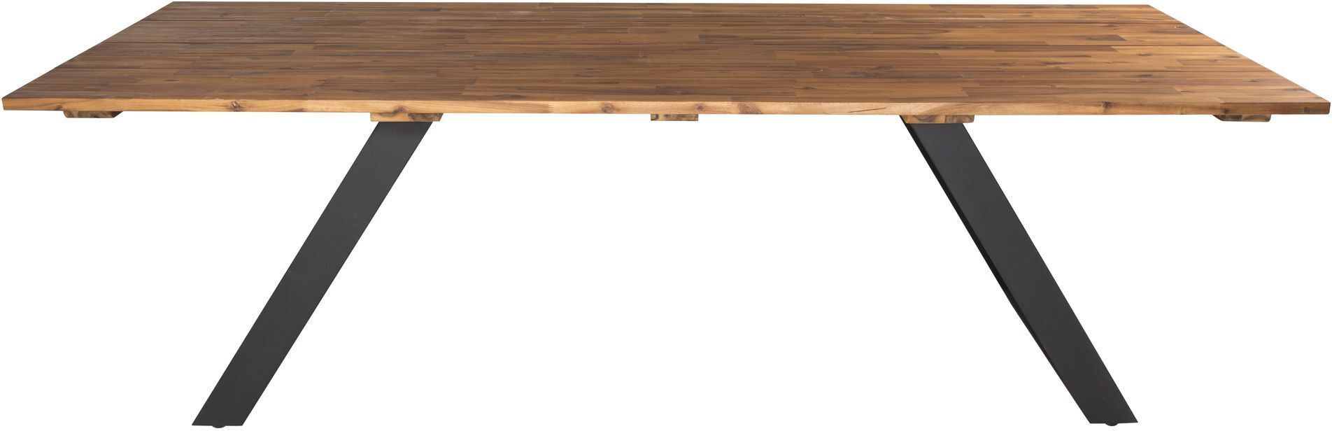 Venture Design Doory Hagebord, Akasietopp m. sort stål, 250x100   Unoliving