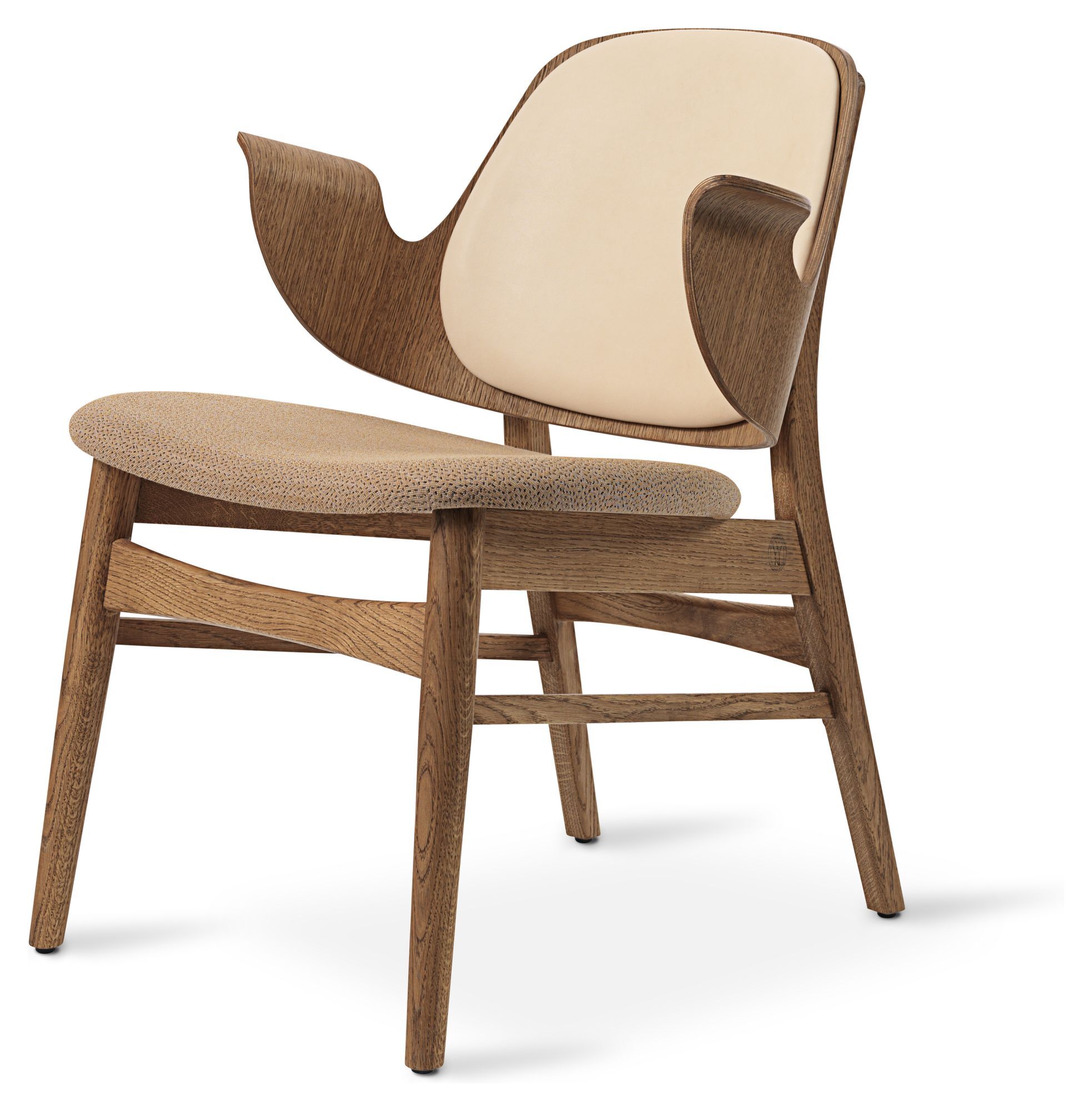 Warm Nordic GESTURE Loungestol, teak oljet eik, Stoff   Unoliving