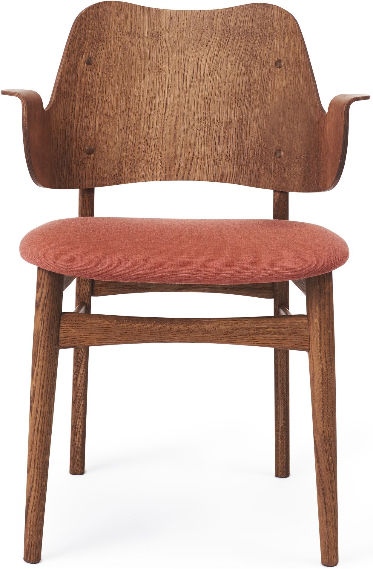 Warm Nordic GESTURE Spisebordsstol, Teak oljet eik, Pink   Unoliving