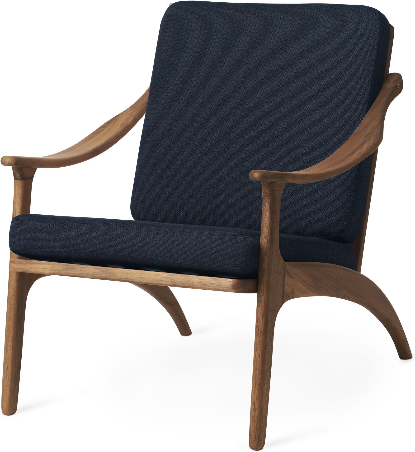 Warm Nordic LEAN BACK Loungestol Grå, teak   Unoliving