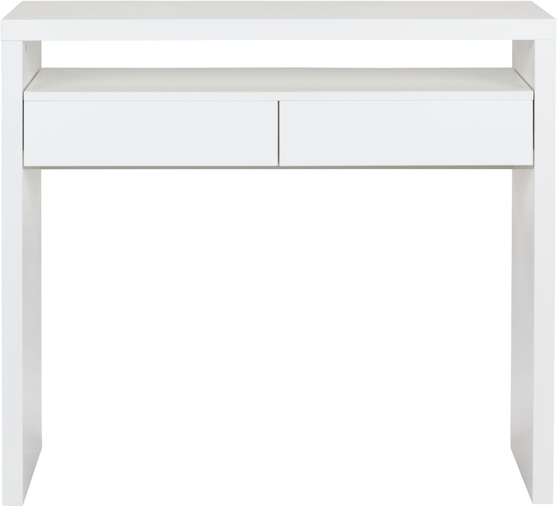 Woodman Console 10 Skrivebord - Hvit   Unoliving