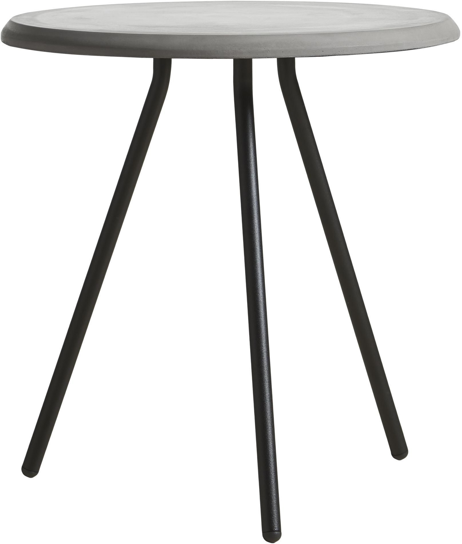 WOUD - Soround Sidebord, Betong topp, Ø45x48,3   Unoliving