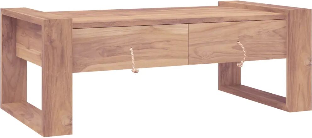 vidaXL Salongbord 110x60x40 cm heltre teak