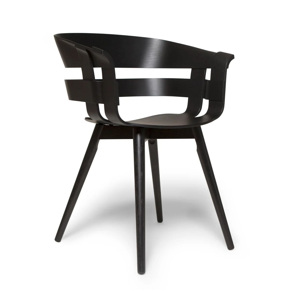 Design House Wick Chair stol svart-svarta askbein