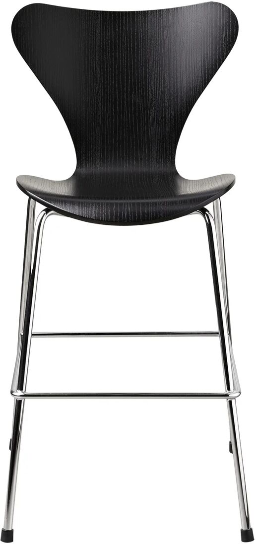 Fritz Hansen 3177 Sjuan Junior stol krom Black