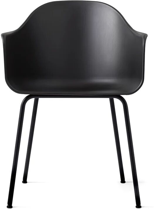 Menu Harbour chair stol armlene, stål bein black