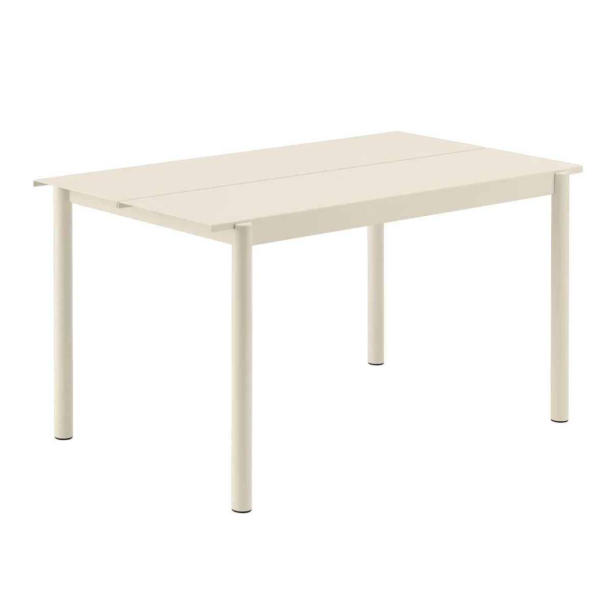 Muuto Linear stålbord 140 cm Hvit