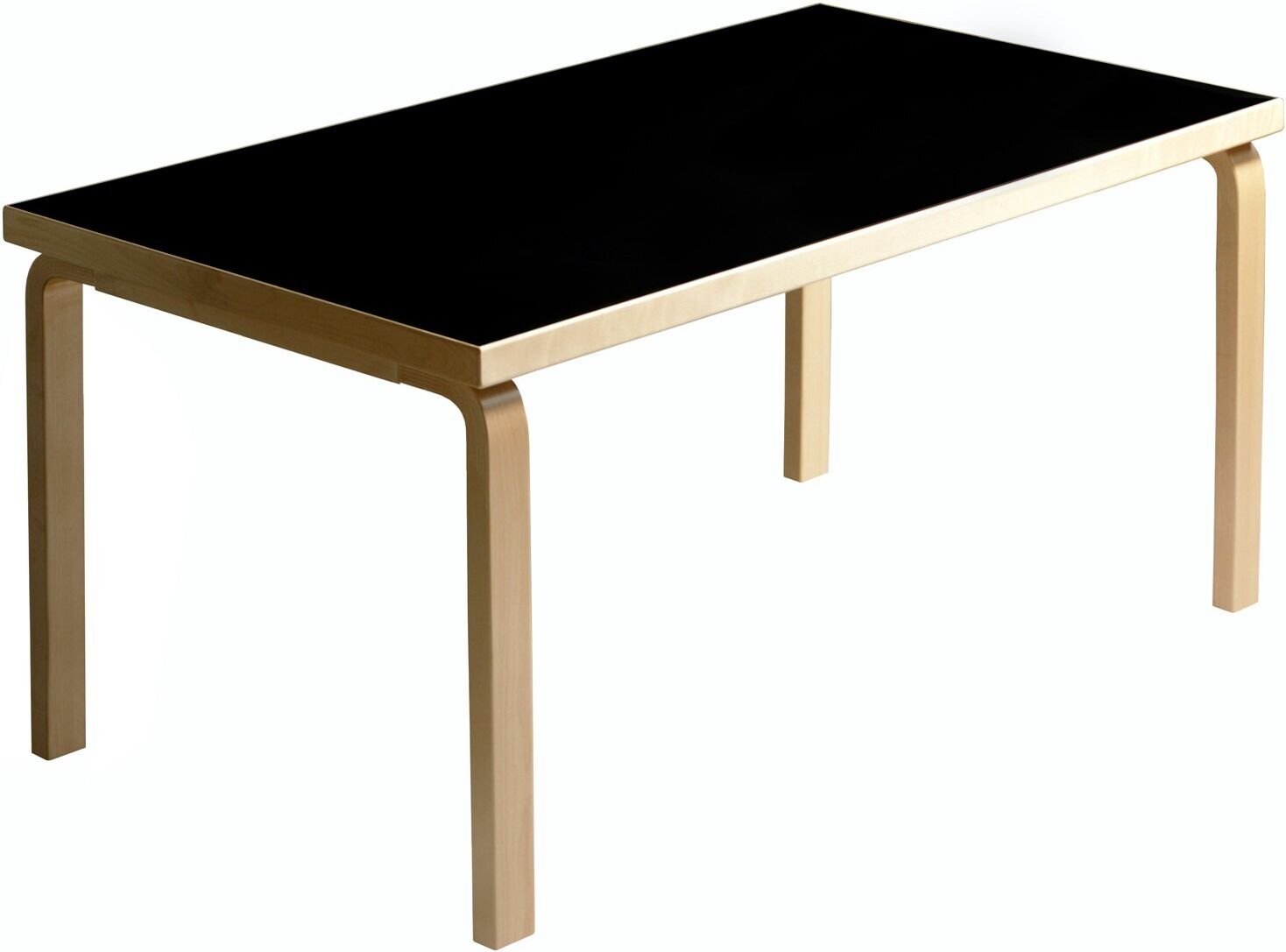 Artek -82B Bord, Svart Linoleum