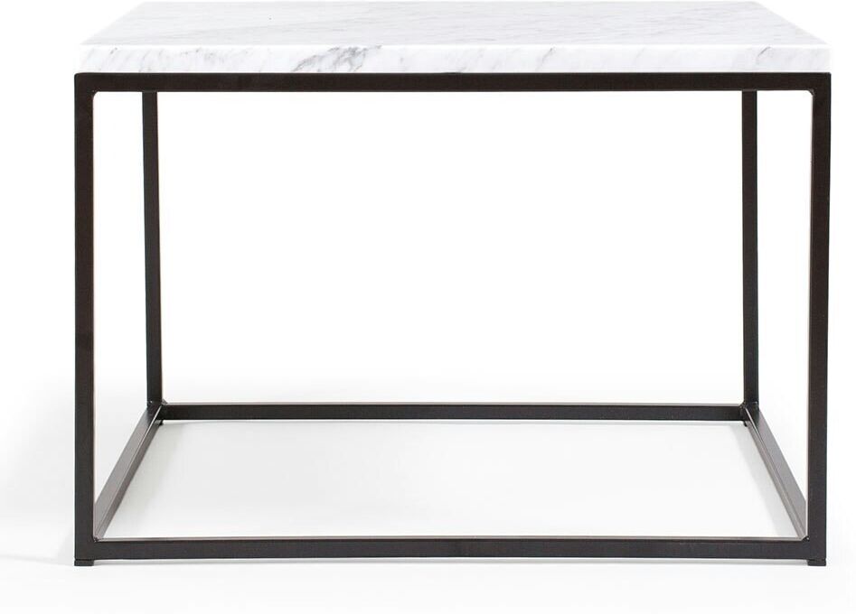 Decotique -Marvelous Air Marmorbord 60x60 cm, Carrara/Sort