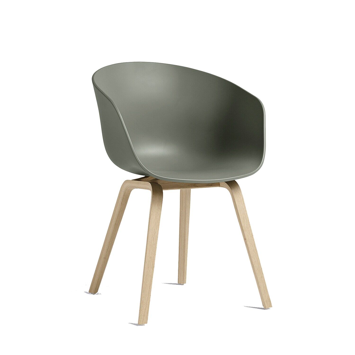 Hay -About A Chair 22, Dusty Green / Såpebehandlede Eikben