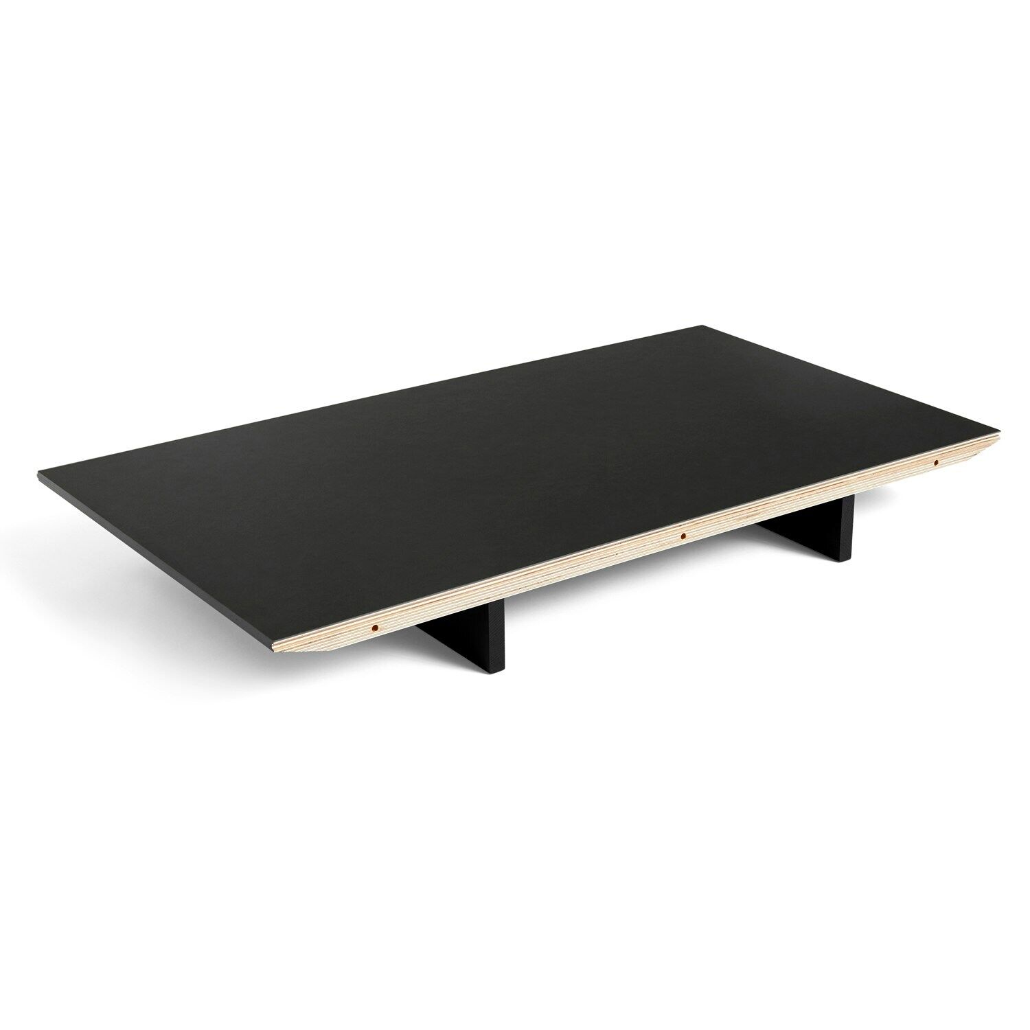 Hay -CPH 30 Extendable Leaf 50x90 cm, Black Linoleum/Black Water-based Lacquered Oak