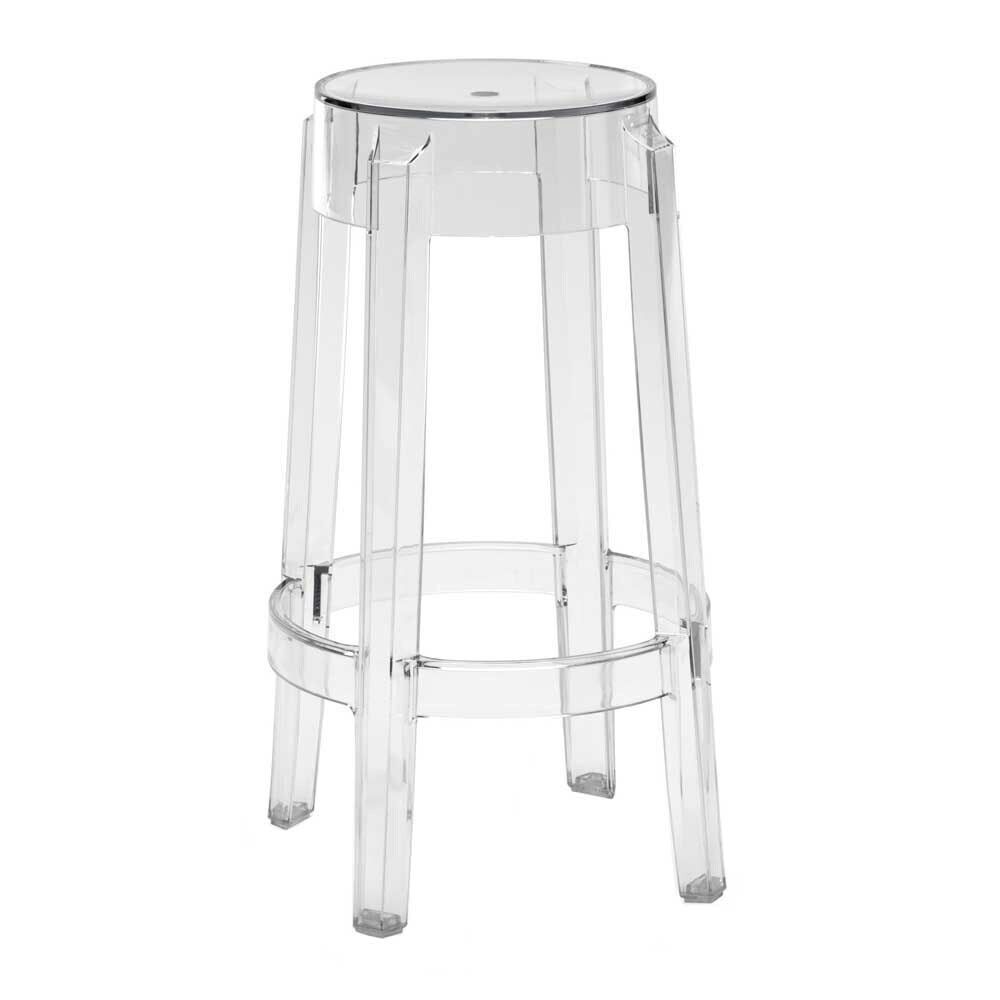 Kartell -Charles Ghost Barstol 65 cm, Crystal