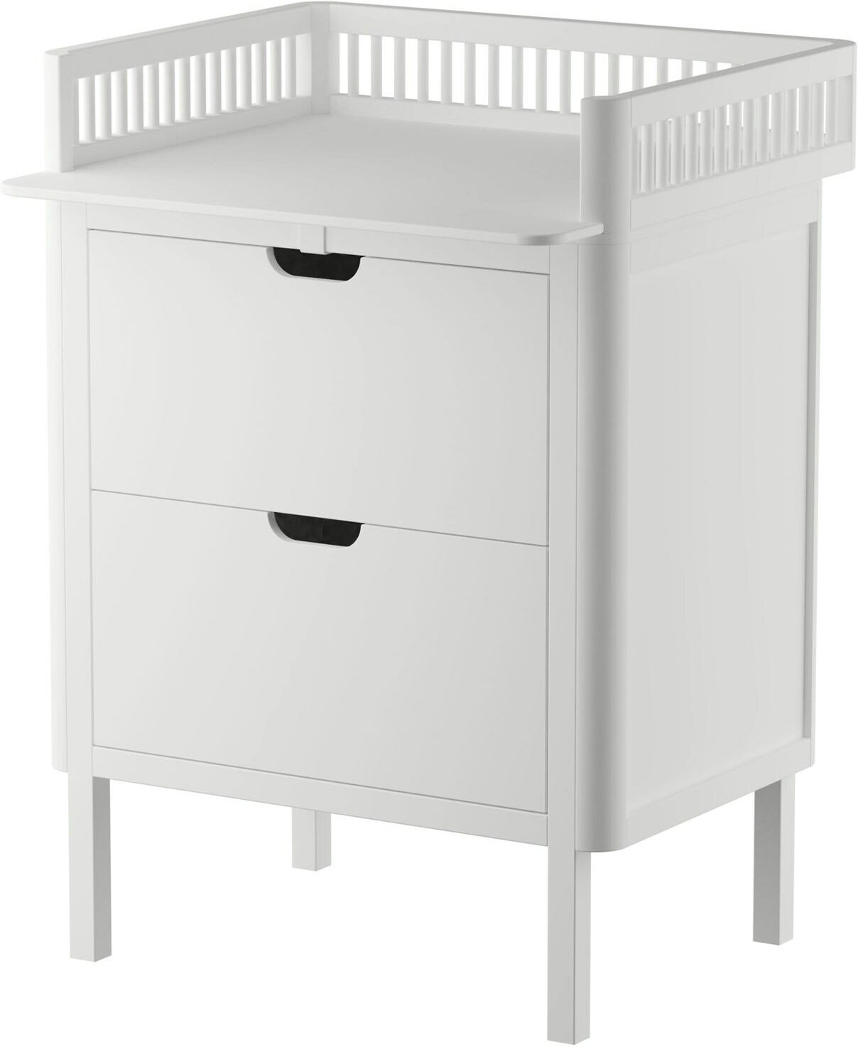 Sebra -Stellebord med Skuffer, Classic White