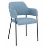 Elior Niebieskie krzesło tapicerowane - Tatami