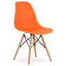 Elior Komplet 4 pomarańczowych krzeseł - Naxin 4S