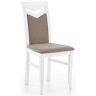 Elior Krzesło drewniane tapicerowane Eric - białe