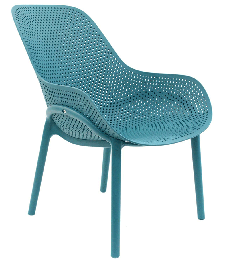 Producent: Elior Ażurowe krzesło Vuppi - niebieskie