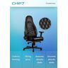 Cadeira noblechairs ICON Real Leather Preto