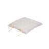 Cushions, Poufs And More Almofada de Cadeira Crua 45X45 cm com 16 Pontos - 100% Algodão