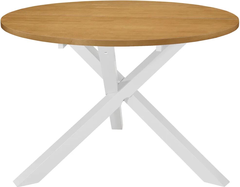 vidaXL Mesa de jantar 120x75 cm MDF branco