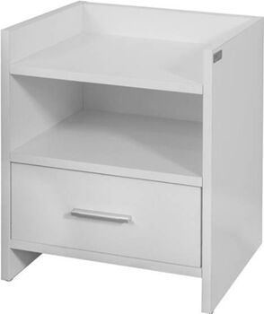 Sobuy Mesa de Cabeceira FBT66-W (Branco - 38x35x35cm)