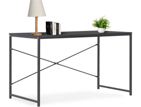 Vidaxl Secretária Computador Preto (120x60x70cm - Preto)