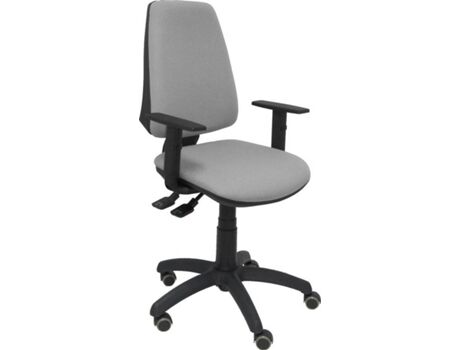 Piqueras Y Crespo Cadeira de Escritório Operativa PYC Elche S Cinzento BA RP com rodas anti-risco (Braços Reguláveis - Tecido)