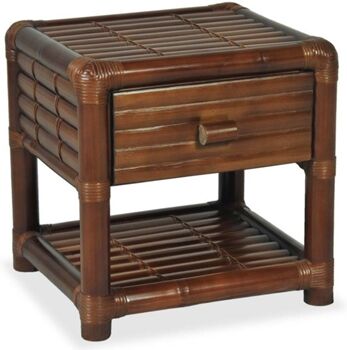 Vidaxl Mesa de Cabeceira 244610 Castanho (Bambu - 45 x 45 x 40 cm)