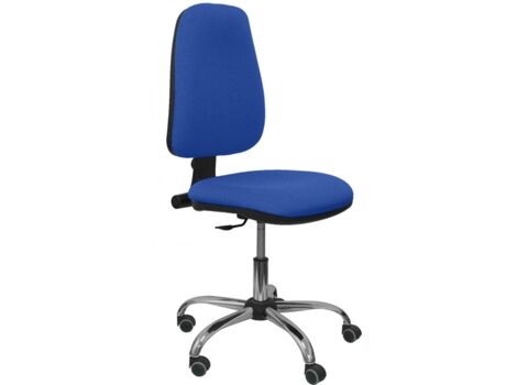Piqueras Y Crespo Cadeira de Escritório Operativa PYC Socovos Azul com rodas anti-risco (Sem Braços - Tecido)