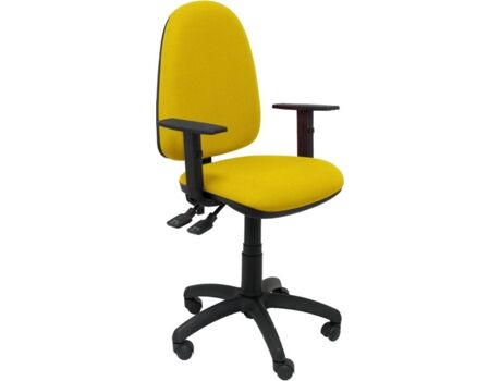 Piqueras Y Crespo Cadeira de Escritório Operativa Tribaldos Amarelo (Braços Reguláveis - Tecido)