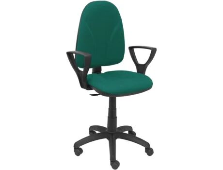 Piqueras Y Crespo Cadeira de Escritório Operativa Algarra Verde Escuro (Braços Fixos - Tecido)