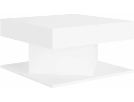 Vidaxl Mesa de Centro (Branco - Aglomerado de Madeira - 57x57x30 cm)