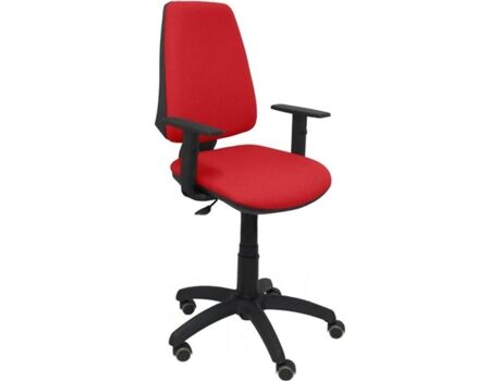 Piqueras Y Crespo Cadeira de Escritório Operativa PYC Elche CP Vermelho BARP com rodas anti-risco (Braços Reguláveis - Tecido)