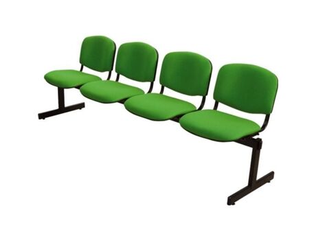 Riva Cadeiras de Receção Turquia Verde (4 lugares - Tecido)