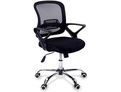 Adec Cadeira de Escritório Operativa Juvenil Brisa Cinzento e Branco (60x93-101x60cm)