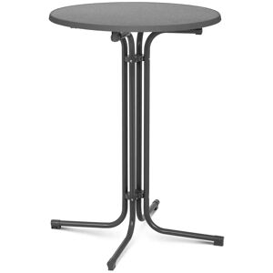 Royal Catering Cafébord - grått - ⌀80 cm - 110 cm