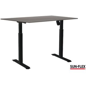 Bord SUN-FLEX I höj/sänk 120x80 sva/grå