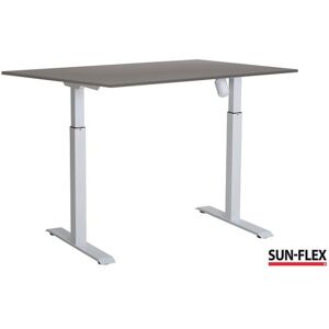 Bord SUN-FLEX I höj/sänk 140x80 vit/grå