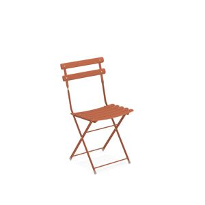 Emu - Arc En Ciel Folding Chair, Maple Red - Röd - Balkong- Och Caféstolar