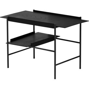 Please Wait To Be Seated - Kanso Tray Table Black Ash/ Black - Sidobord - Metall/trä