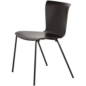 Fritz Hansen - Vico Duo Vm110 Black Ash/black - Svart - Matstolar - Metall/trä