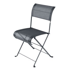 Fermob - Dune Premium Chair Anthracite 47 - Grå - Matstolar Utomhus - Metall/plast