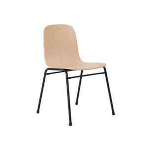 Hem - Touchwood Chair - Beech/black - Beech/black - Träfärgad,Svart - Matstolar - Metall/trä