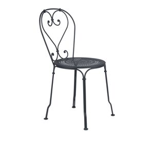 Fermob - 1900 Chair, Anthracite - Grå - Matstolar Utomhus - Metall