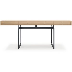 Karakter - Office Desk, Oak Top, Grey Frame - Skrivbord