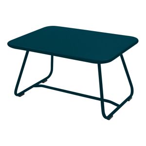 Fermob - Sixties Low Table Acapulco Blue 21 - Blå - Småbord Och Sidobord Utomhus - Metall