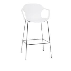 Fritz Hansen - Ks69 Nap, Milk White - Vit - Barstolar - Metall/plast